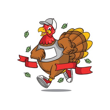 Türkiye maskot vektörü çalıştırıyor