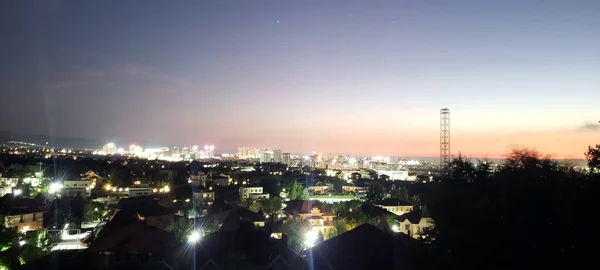 night view of the city of the most industrial building