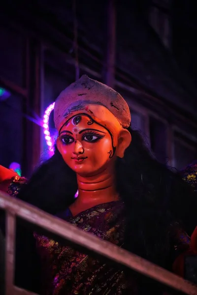 Durga Puja Noto Anche Come Durgotsava Sharodotsava Festival Indù Annuale — Foto Stock