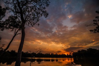 Kamboçya 'da günbatımı, Siem Reap