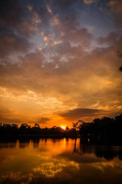 Kamboçya 'da günbatımı, Siem Reap