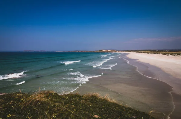 Donegal Plajı ve Okyanus manzarası, İrlanda