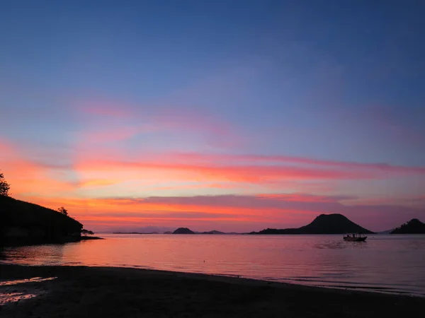 Beautiful Sunset Komodo Flores Indonesia — Photo