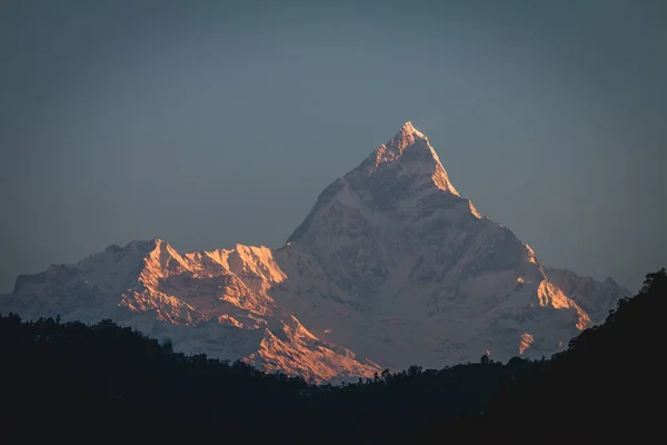 View Himalayas Sunset Nepal — Foto Stock