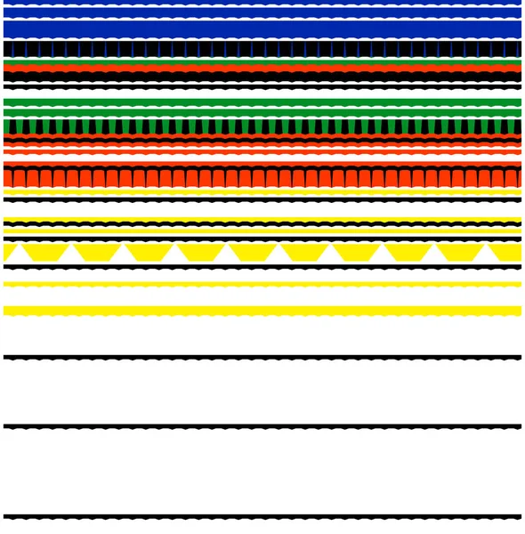 bohemian colorful and striped pattern