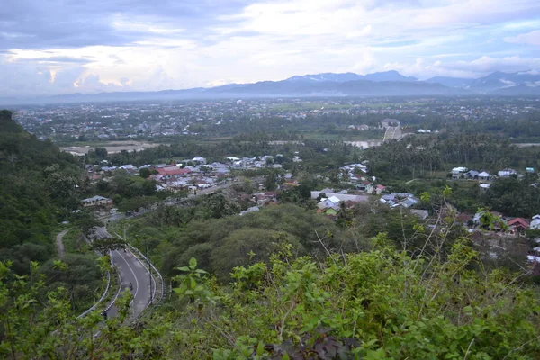 Gorontalo Regent Office Hill Guvernér Může Vidět Celé Gorontalo — Stock fotografie
