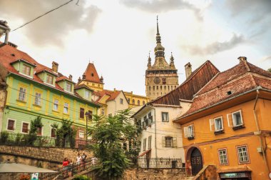 İnanılmaz Romanya - Sighisoara Manzarası, Saat Kulesi