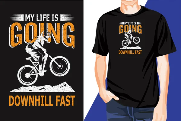 Awesome Eye-Catchy Modern Cycling T-shirt Print Design