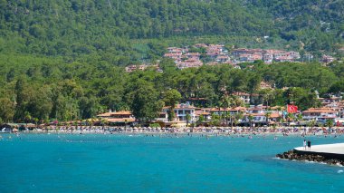 Kotor şehrinin manzarası, mongol.