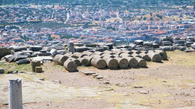 İsrail 'in kuzeyindeki Akdeniz' in kalıntıları.