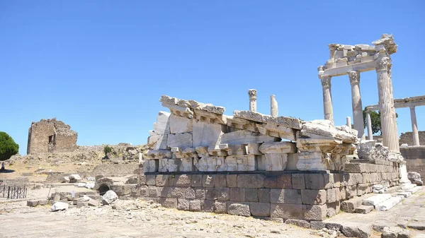 Antik ephesus şehrinin kalıntıları, hindi.