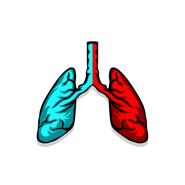 Lungs icon. Health and medical icon, Can be used for health advertising promotion design elements or for t-shirt designs