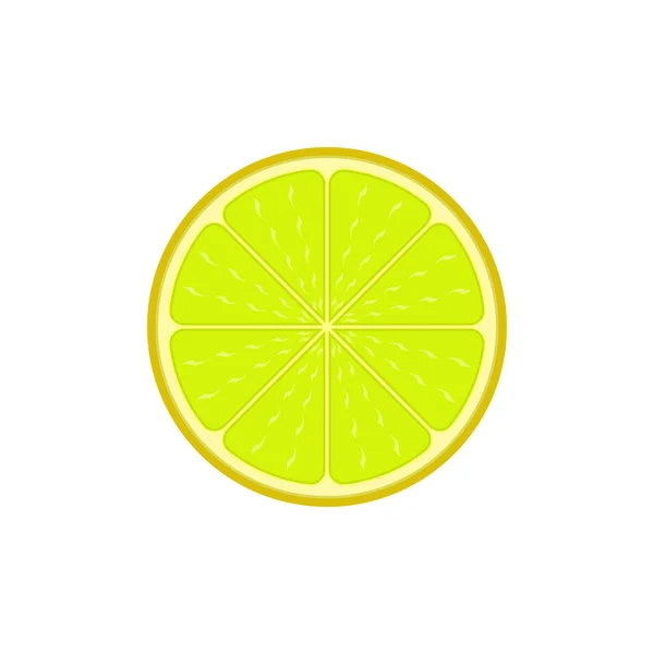 Illustration Design Lemon Split Half Fresh Full Vitamins Good Body — ストックベクタ