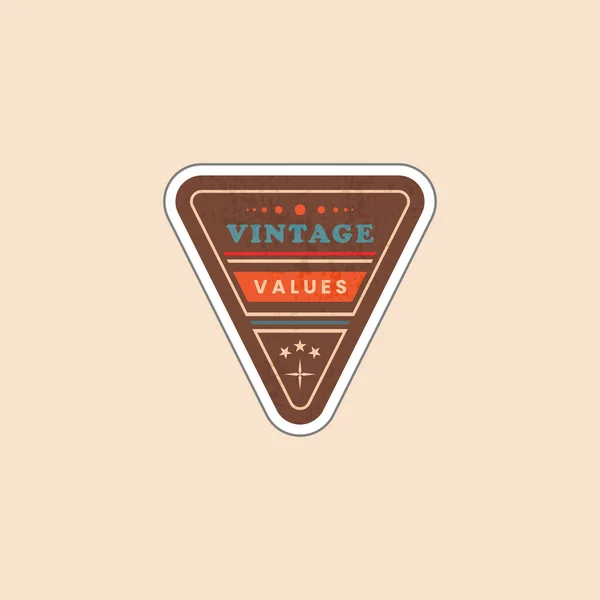 Design Símbolo Emblema Vintage Adesivo Vetorial Premium —  Vetores de Stock