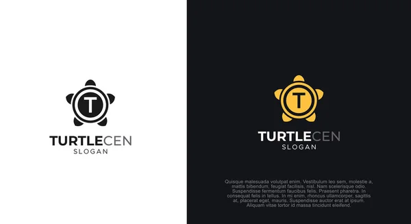 Bitcoin Logo Concept Digitale Geld Stijl Schildpad Abstracte Illustratie — Stockvector