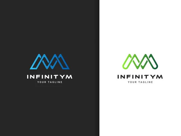 Infinity Logo Design Modern Style — Stockvector