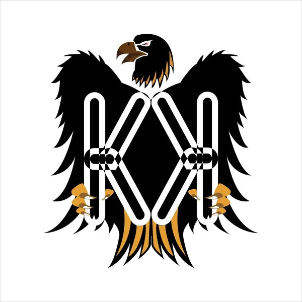 Eagle Letter Icon Logo — Stok Vektör