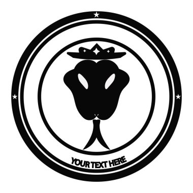 King cobra logo icon design illustration web
