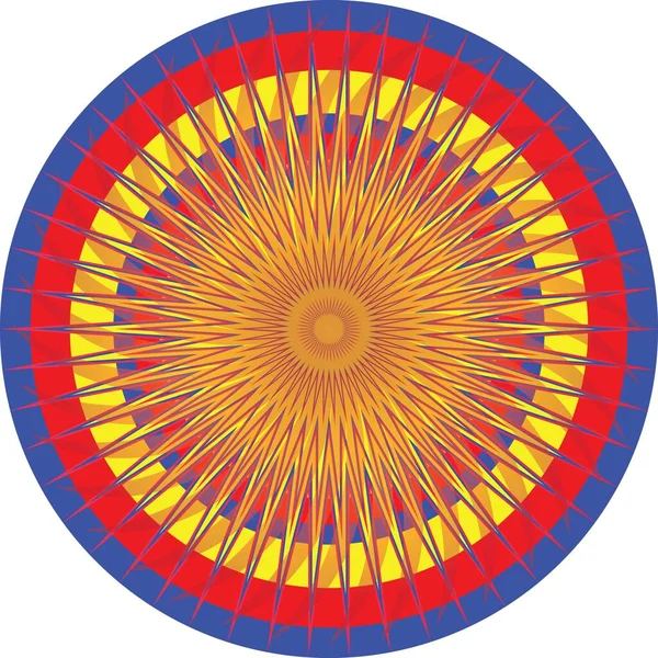 Hypnotic Circle Icon Illustration Design Web — Stock vektor
