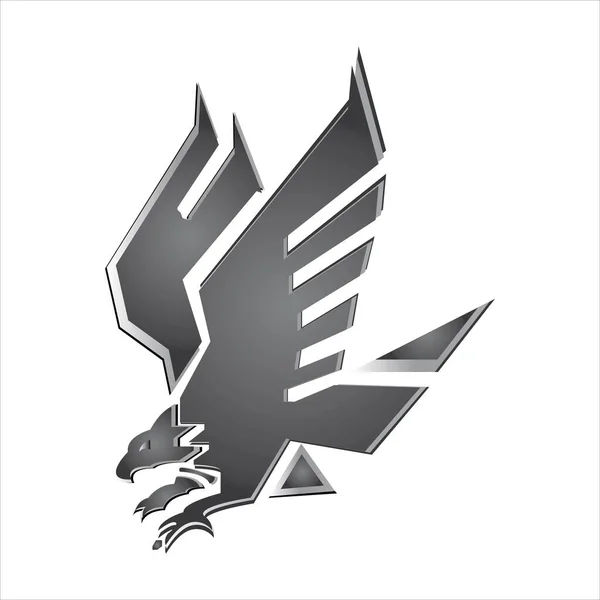 Hunting Eagle Icon Vector Illustration Web — ストックベクタ
