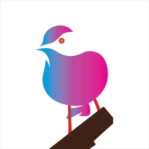 Bird Vector Icon Illustration Design — 스톡 벡터