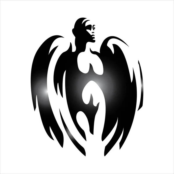 Дизайн Значка Ангела Векторні Ілюстрації — стоковий вектор