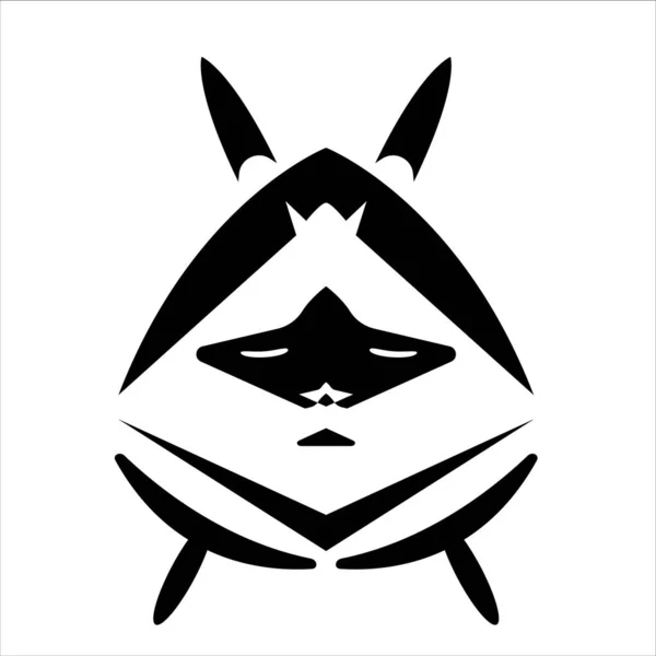 Queen Bunny Icon Design Logo Simple Illustration Web — 스톡 벡터