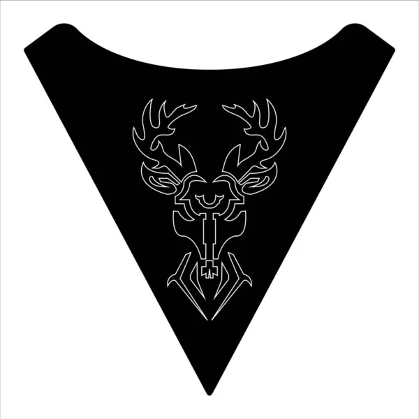 Deer Icon Design Logo Illustration Template Web — Vetor de Stock