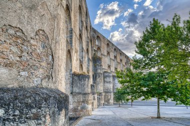 Elvas, Portugal - June 2022 : Historical center in sunny weather
