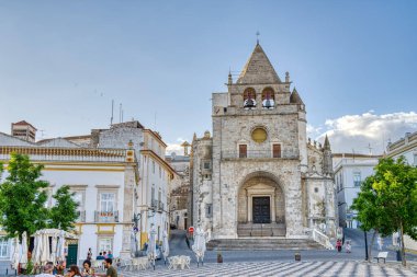 Elvas, Portugal - June 2022 : Historical center in sunny weather