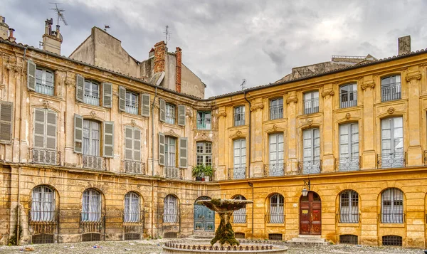 Aix Provence France March 2022 Historical Center Cloudy Weather — Stockfoto