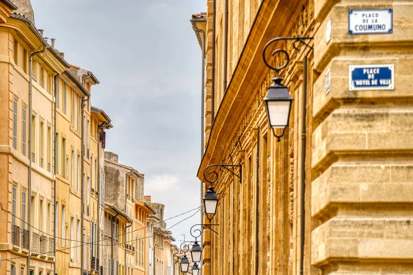 Aix Provence France March 2022 Historical Center Cloudy Weather — Foto de Stock