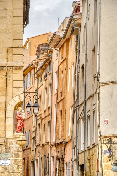 Aix Provence France March 2022 Historical Center Cloudy Weather — Stock Photo, Image