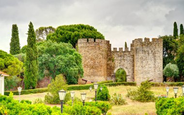     Vila Vicosa, Portugal - June 2022 : Historical center in cloudy weather                           