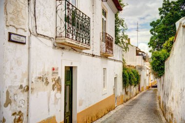     Vila Vicosa, Portugal - June 2022 : Historical center in cloudy weather                           