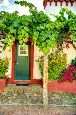 Monsaraz, Portugal - June 2022 : Historical village in cloudy weather