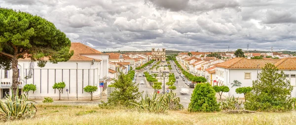 Vila Vicosa Portugal June 2022 Historical Center Cloudy Weather —  Fotos de Stock