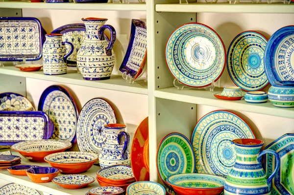 Monsaraz Portugal June 2022 Historical Village Ceramics — Foto Stock