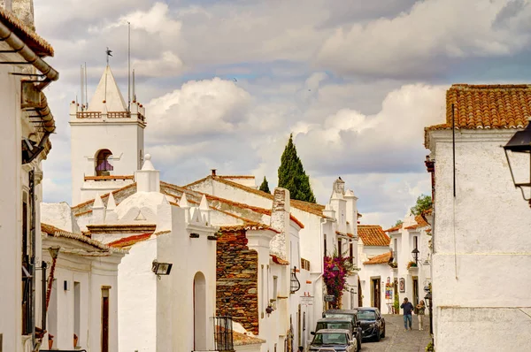 Monsaraz Portugal June 2022 Historical Village Cloudy Weather — ストック写真