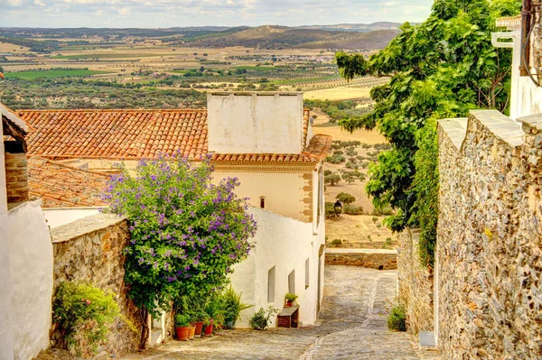 Monsaraz Portugal June 2022 Historical Village Cloudy Weather — ストック写真