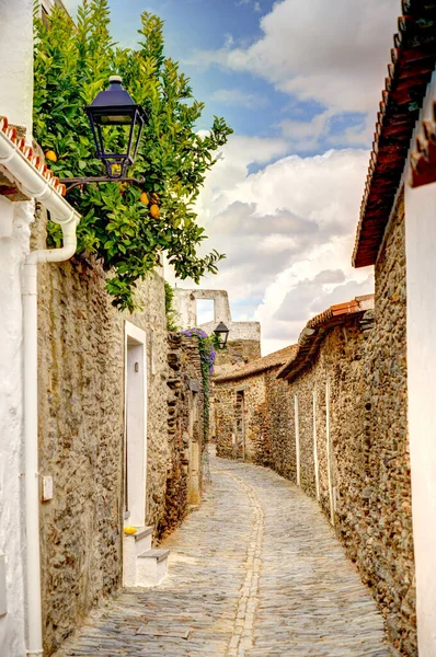 Monsaraz Portugal June 2022 Historical Village Cloudy Weather — Photo