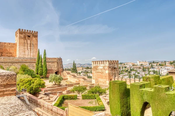 Granada Spain September 2020 Alhambra Sunny Weather — Stockfoto