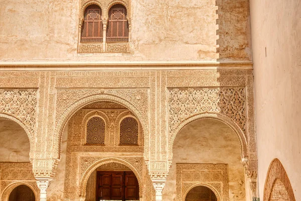 Granada Spain September 2020 Alhambra Palace Detail — Fotografia de Stock