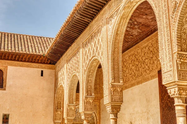 Granada Spain September 2020 Alhambra Palace Detail —  Fotos de Stock