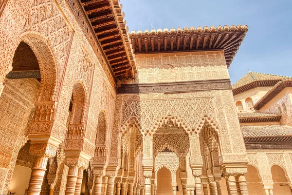 Granada Spain September 2020 Alhambra Palace Detail — Stock Photo, Image
