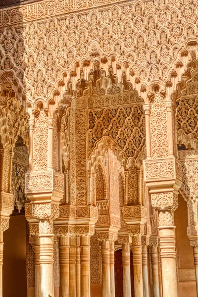 Granada Spain September 2020 Alhambra Palace Detail — Stok fotoğraf
