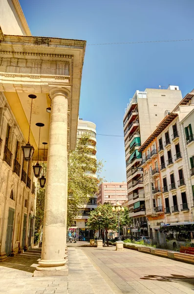 Alicante Spain August 2021 Historical Center Sunny Weather — Foto Stock