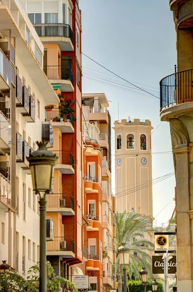 Alicante Spain August 2021 Historical Center Sunny Weather — Fotografia de Stock