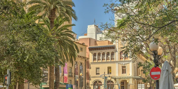 Alicante Spain August 2021 Historical Center Sunny Weather — Stock Photo, Image
