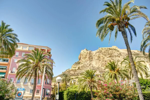 Alicante Spain August 2021 Historical Center Sunny Weather — Fotografia de Stock